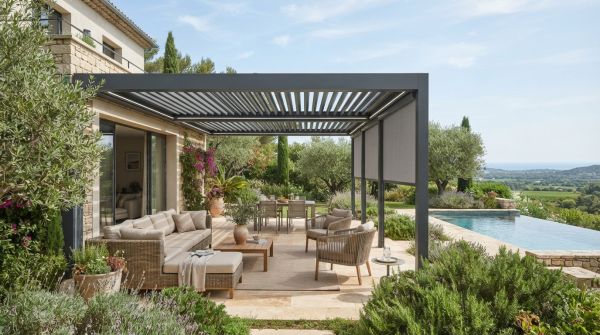 Améliorez votre espace de vie avec une pergola bioclimatique étanche