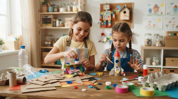 Comment créer une série de vidéos de bricolage pour enfants avec des matériaux recyclés ?