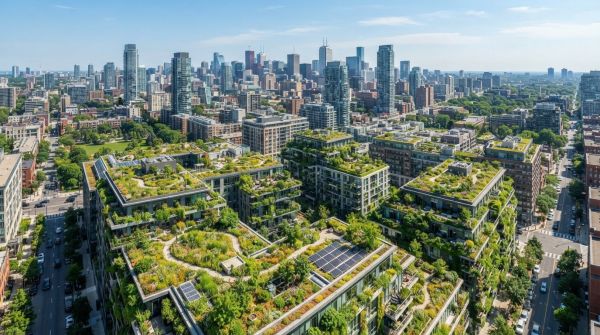 Comment les villes peuvent-elles encourager la plantation de toits verts pour améliorer la qualité de l'air ?