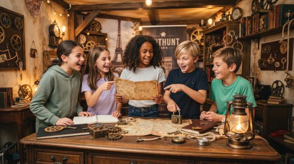 Les meilleurs escape games enfant à paris chez hinthunt