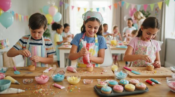 Quels sont les meilleurs moyens d'organiser une compétition de décoration de cupcakes pour enfants ?